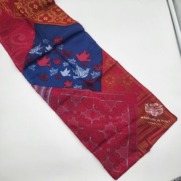 VTG FORD Cares WARRIORS IN PINK Breast Cancer Awareness Scarf - Picture 2 of 6